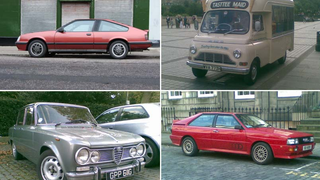 Seven Vintage Machines Down On The Edinburgh Street